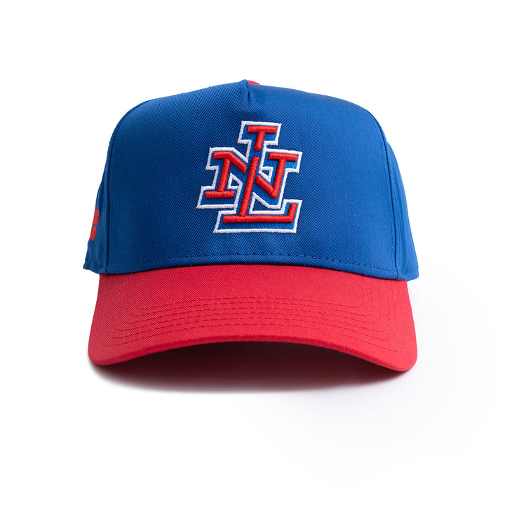 TLN Monogram Hat (Royal/Red)