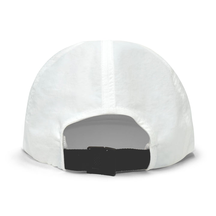 White Script Camp Hat