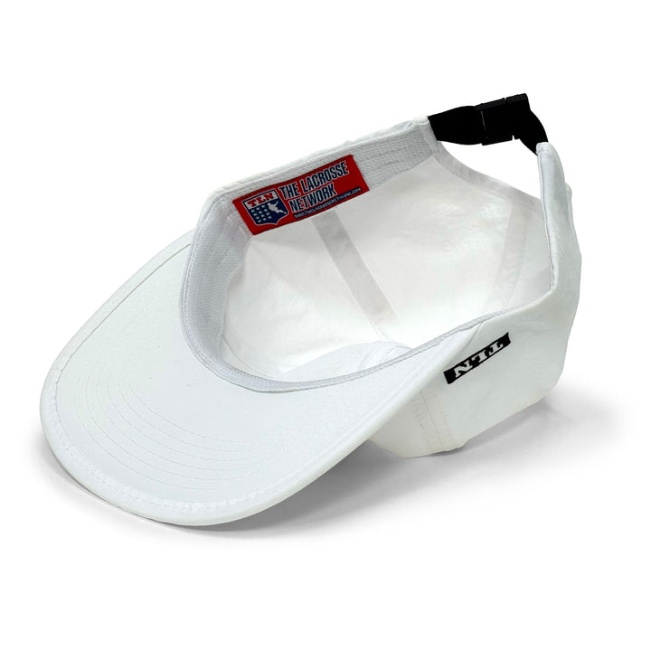 White Script Camp Hat