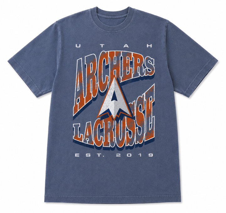 Utah Archers Throwback Washed Tee