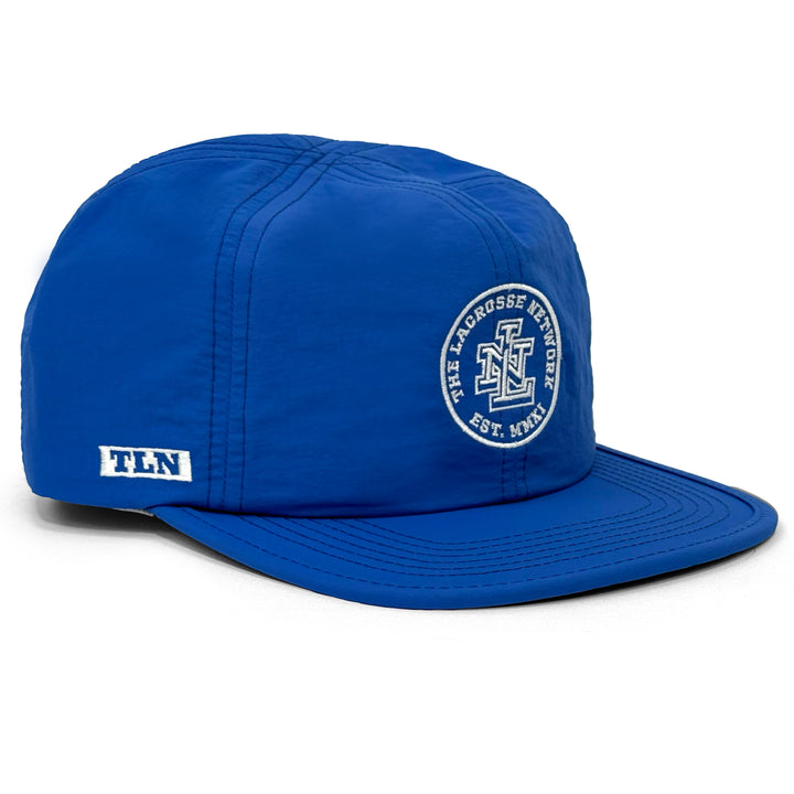 Royal Blue Patch Camp Hat