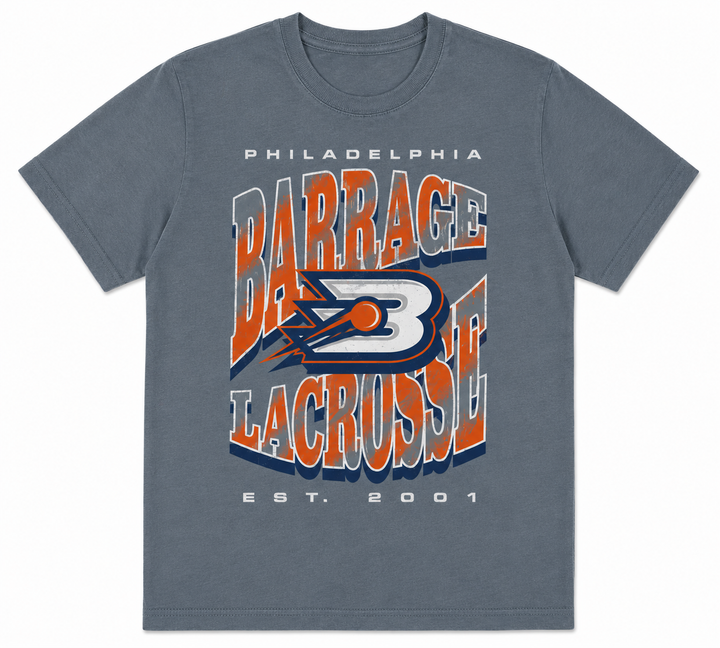 Philadelphia Barrage Throwback Washed Tee - Youth