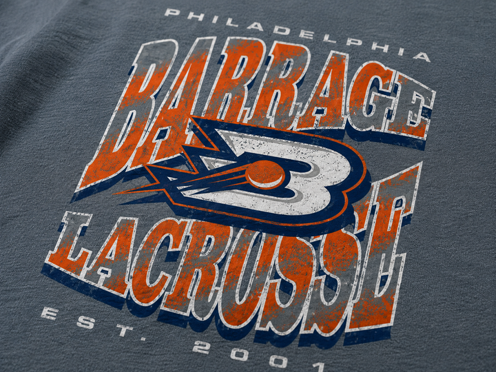 Philadelphia Barrage Throwback Washed Tee - Youth
