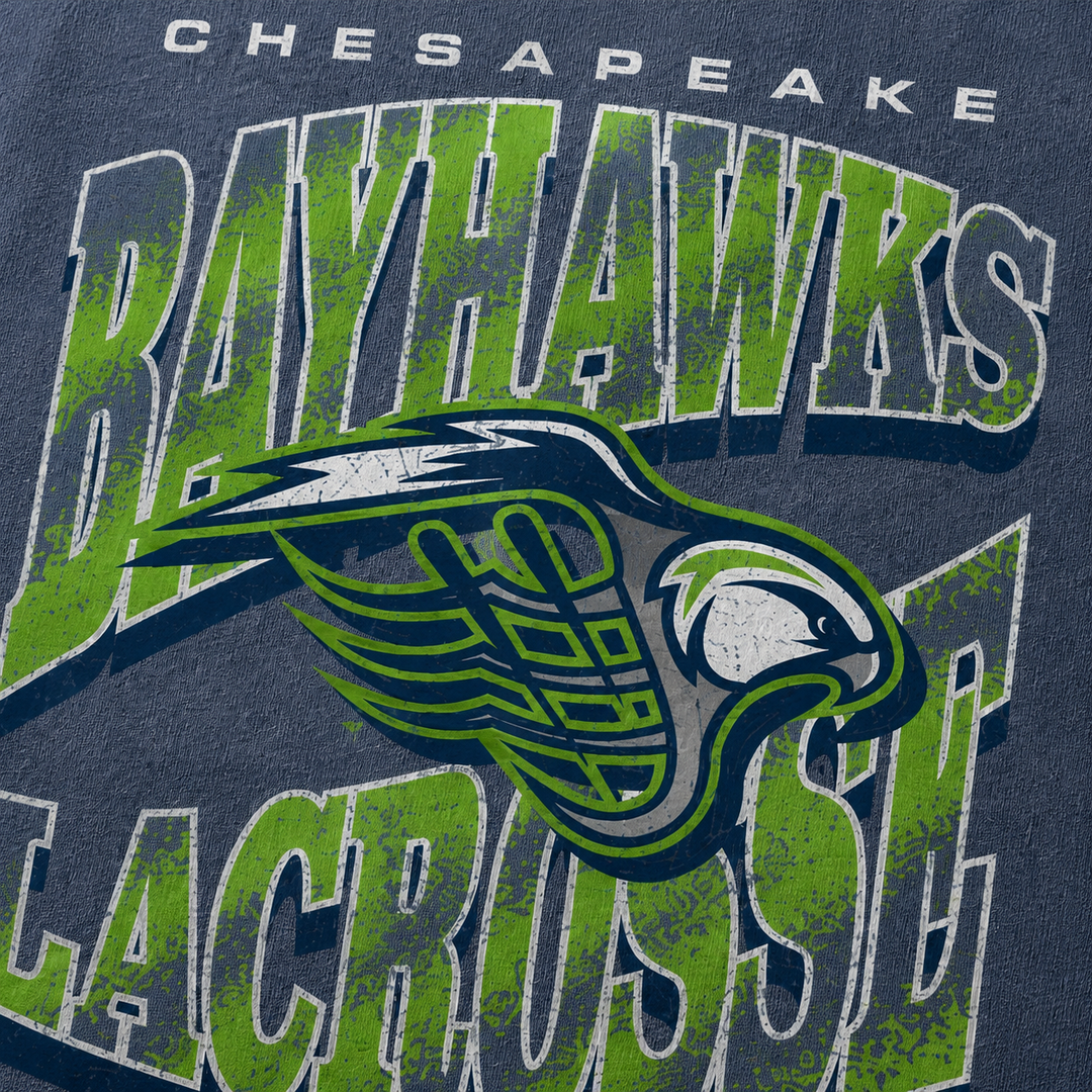 Chesapeake Bayhawks Throwback Washed Tee