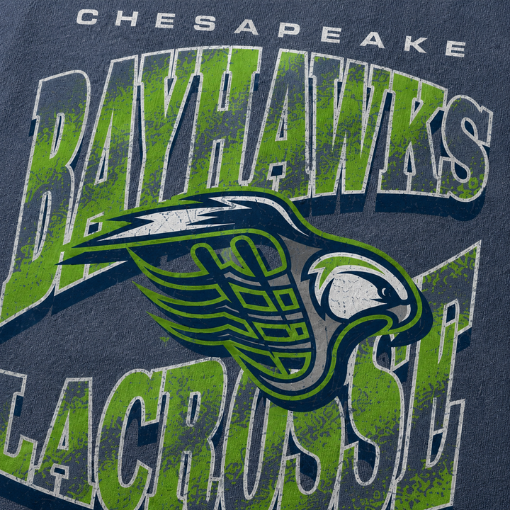 Chesapeake Bayhawks Throwback Washed Tee