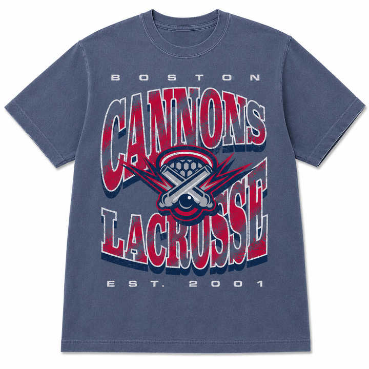 Boston Cannons Throwback Washed Tee