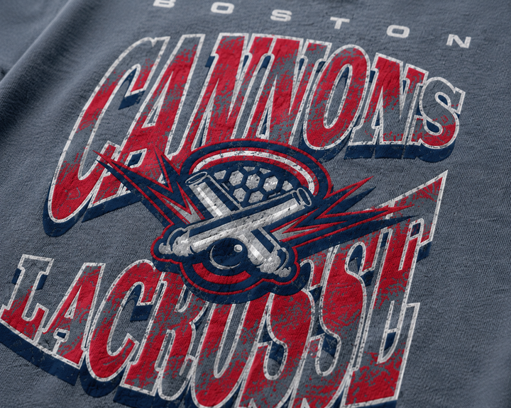 Boston Cannons Throwback Washed Tee - Youth