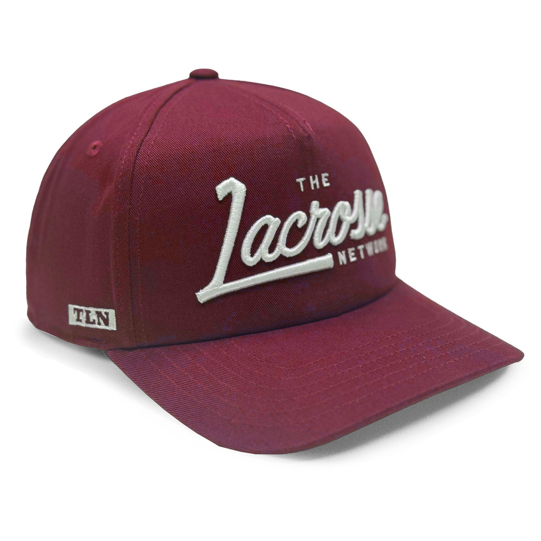 TLN Script Hat (Burgundy)