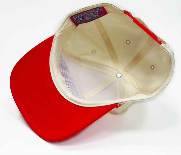 TLN Script Hat (Red/Natural)