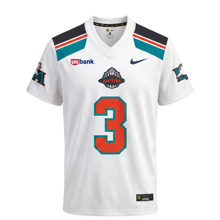 Legends Chazz Woodson #3 Los Angeles Riptide Throwback Nike Replica Player Jersey (California)