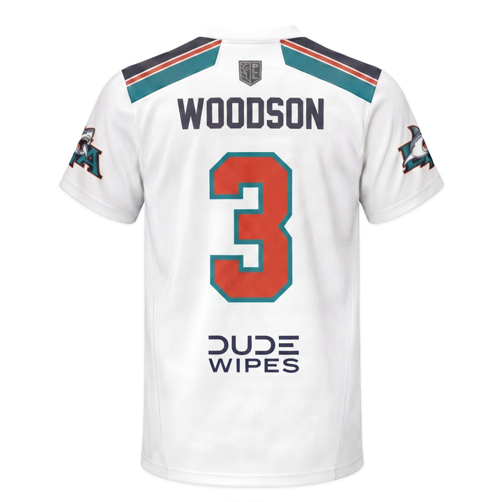 Legends Chazz Woodson #3 Los Angeles Riptide Throwback Nike Replica Player Jersey (California)
