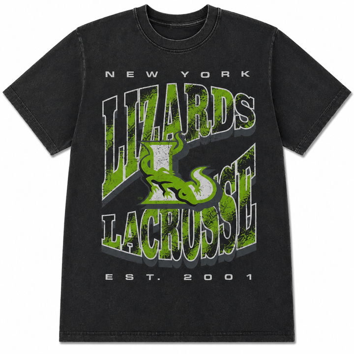 New York Lizards Throwback Washed Tee