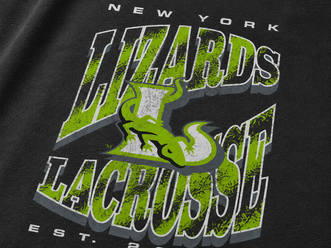 New York Lizards Throwback Washed Tee - Youth