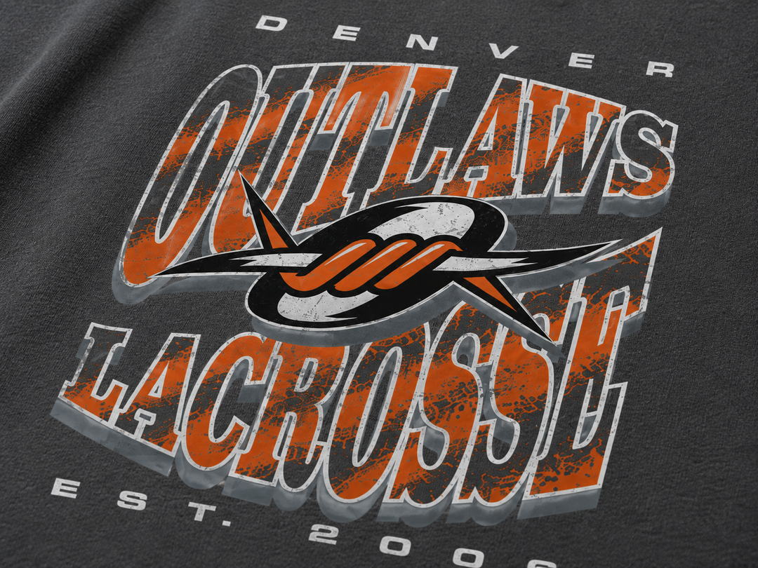 Denver Outlaws Throwback Washed Tee - Youth