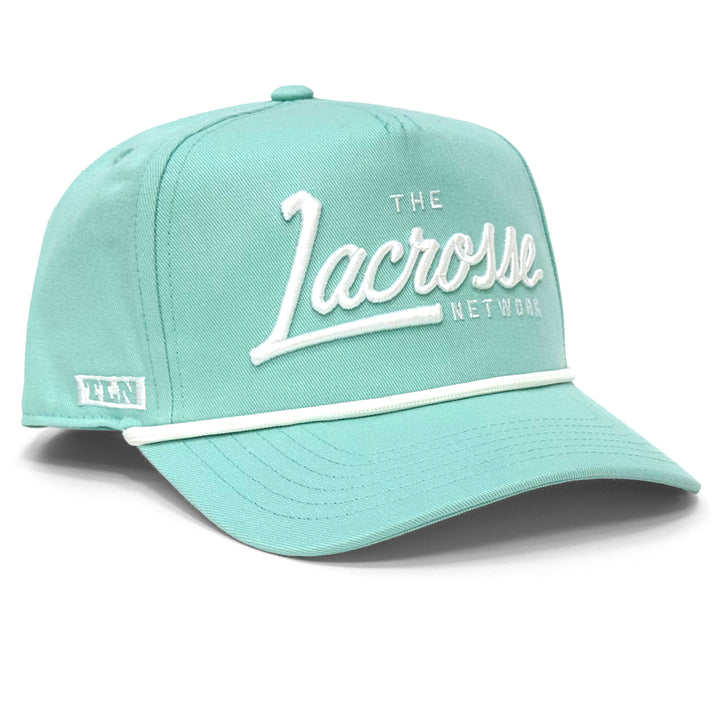 Seafoam Script Rope Hat