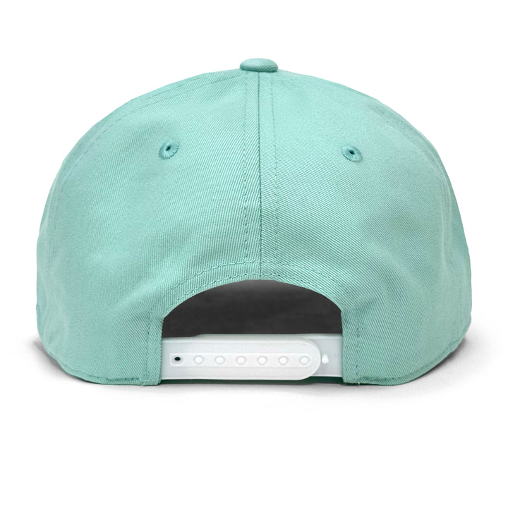 Seafoam Script Rope Hat