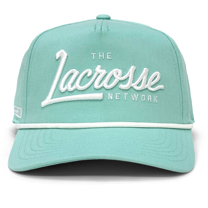 Seafoam Script Rope Hat