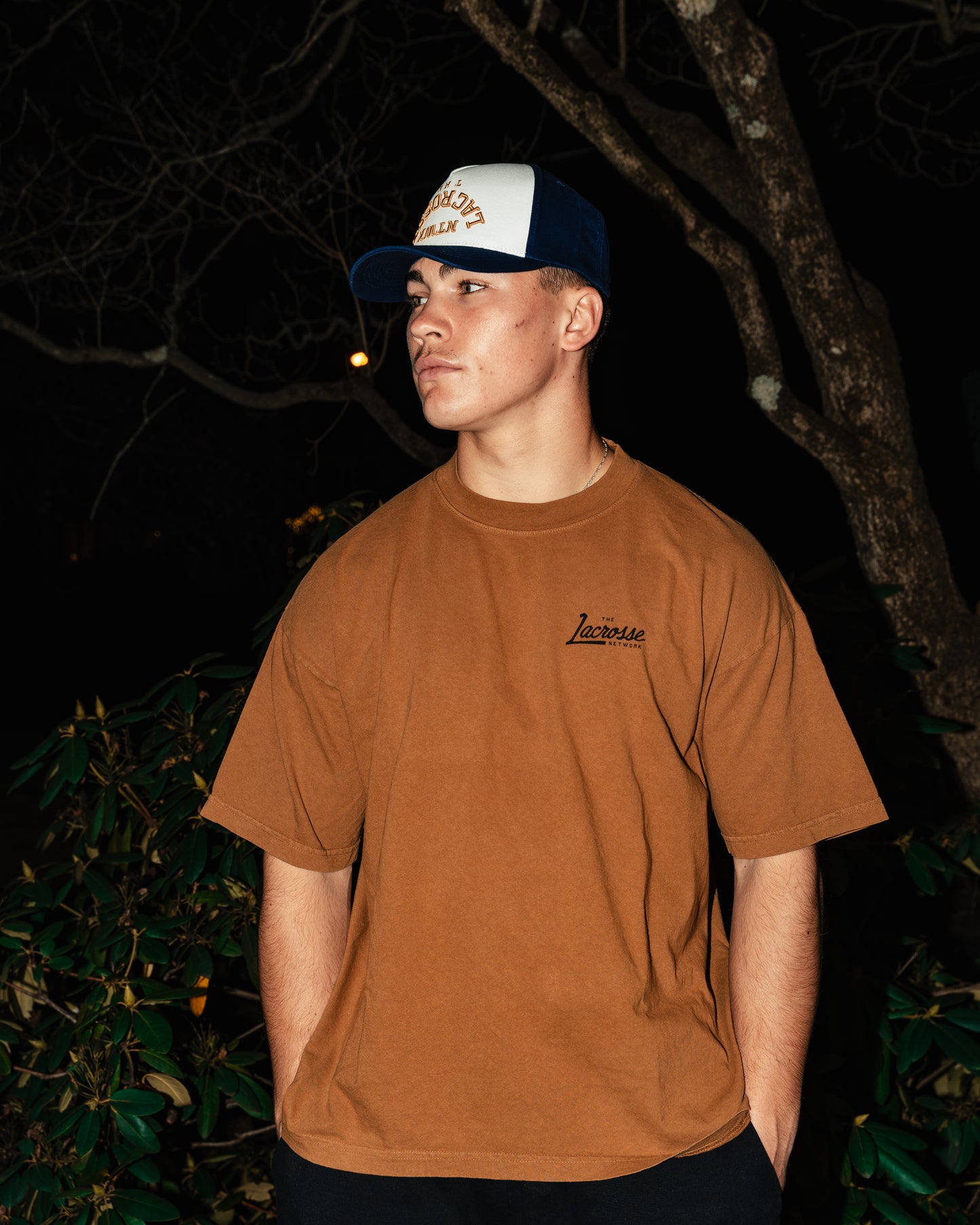 TLN Script Tee - Brass