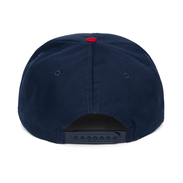 TLN Monogram Hat (Navy/Red)