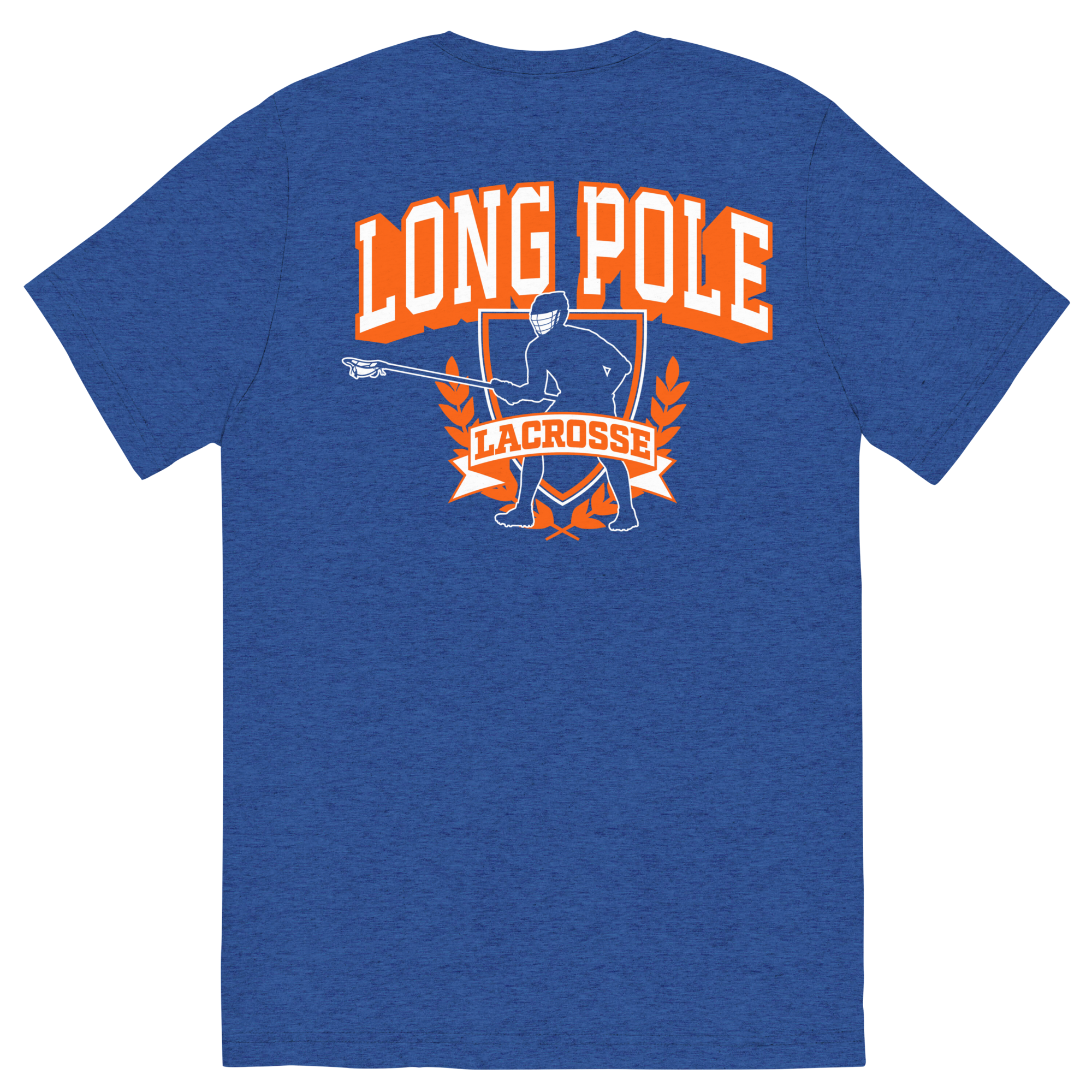 TLN Long Pole Lacrosse Blue T-Shirt